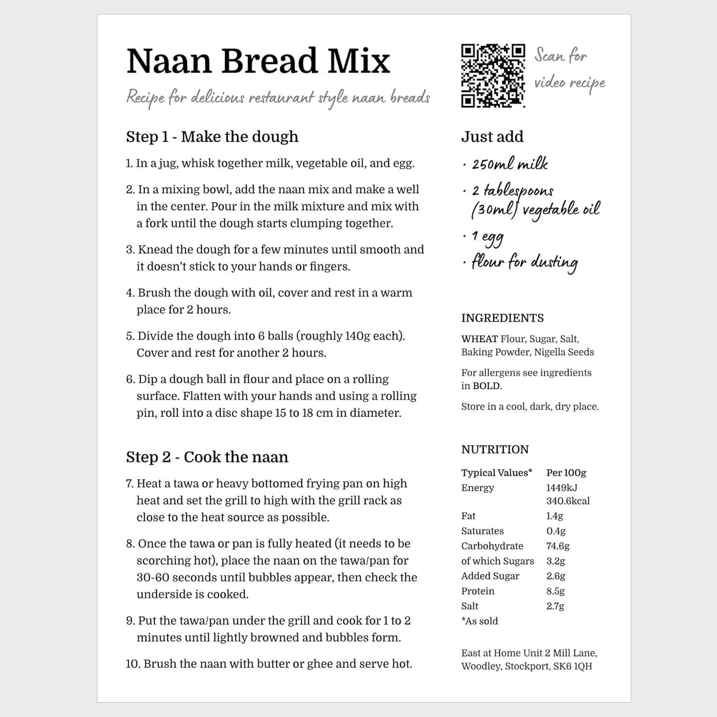 Naan Bread Mix